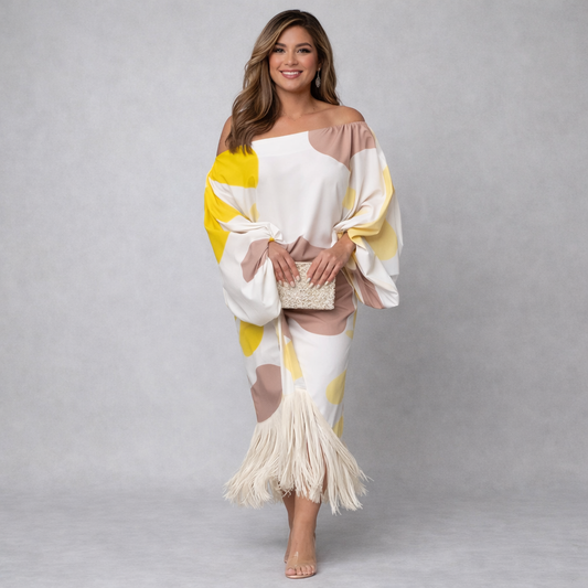 DANIELA | CONJUNTO DE DOS PIEZAS CON FLECOS