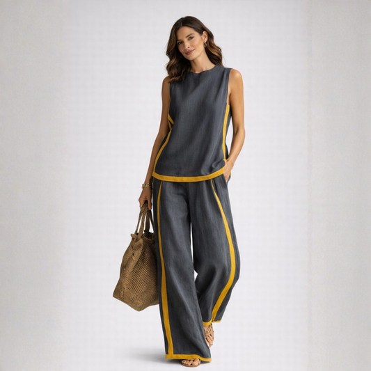 JULIA |  CONJUNTO DE LINO Y ALGODON